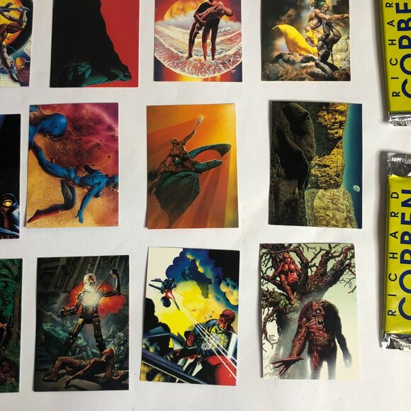 Vintage Lot of‎ 20 Richard Corben Collector Cards 1993 Comic Images + 2 wrappers - Picture 5 of 11